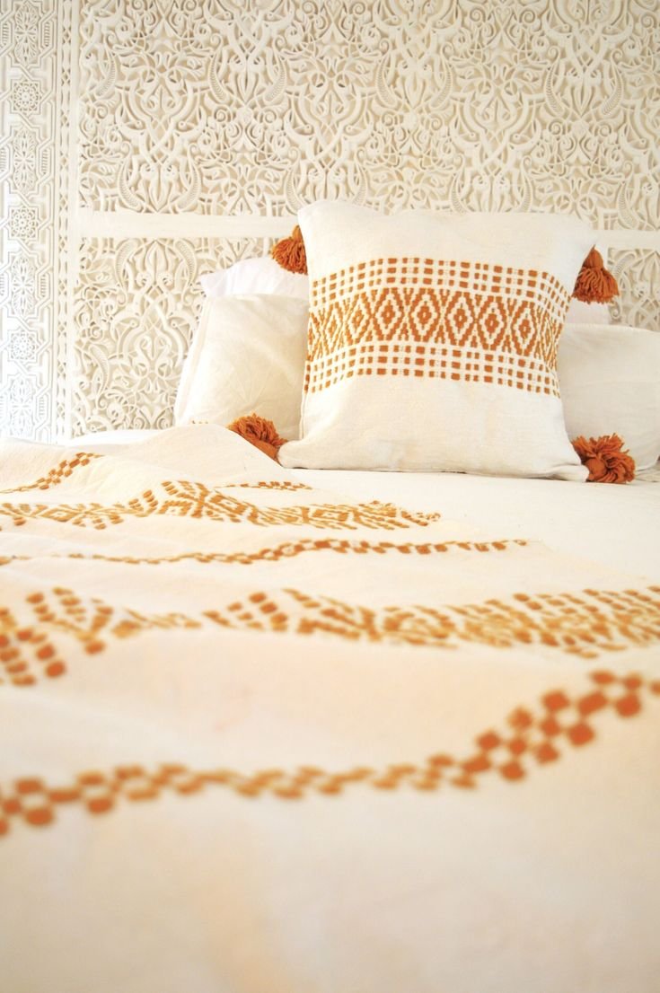 Couvre-lit traditionnel marocain - Chambre - Frachdark Maroc